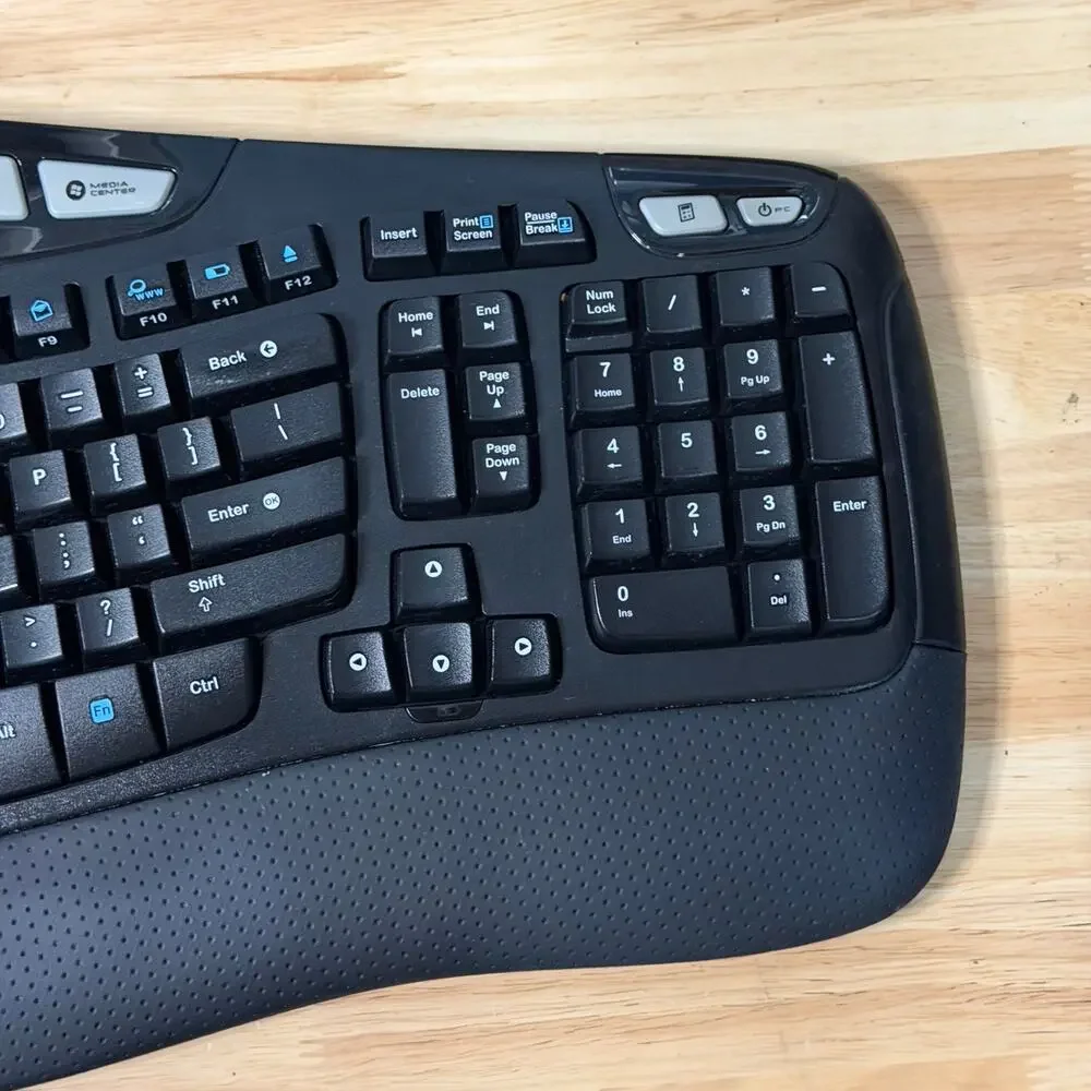 Logitech K350 Wireless Comfort Wave Ergonomic Keyboard w/ Unifying Receiver